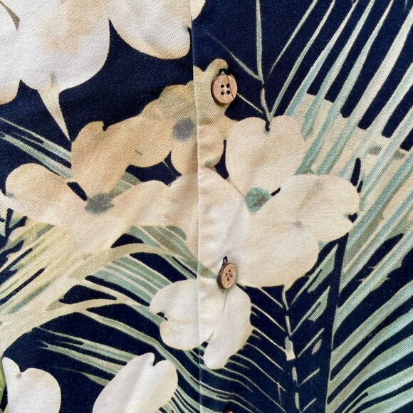 Honolulu Lulu Men’s Button-Up 100% Silk Hawaiian Shirt Floral Size XL - Picture 3 of 6